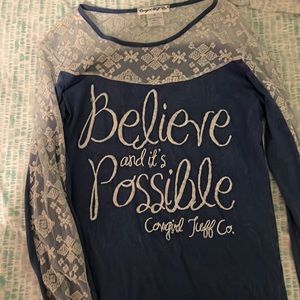 Long sleeve girls/ women’s shirt